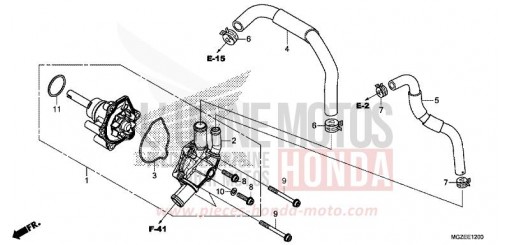 POMPA ACQUA CB500FF di 2015